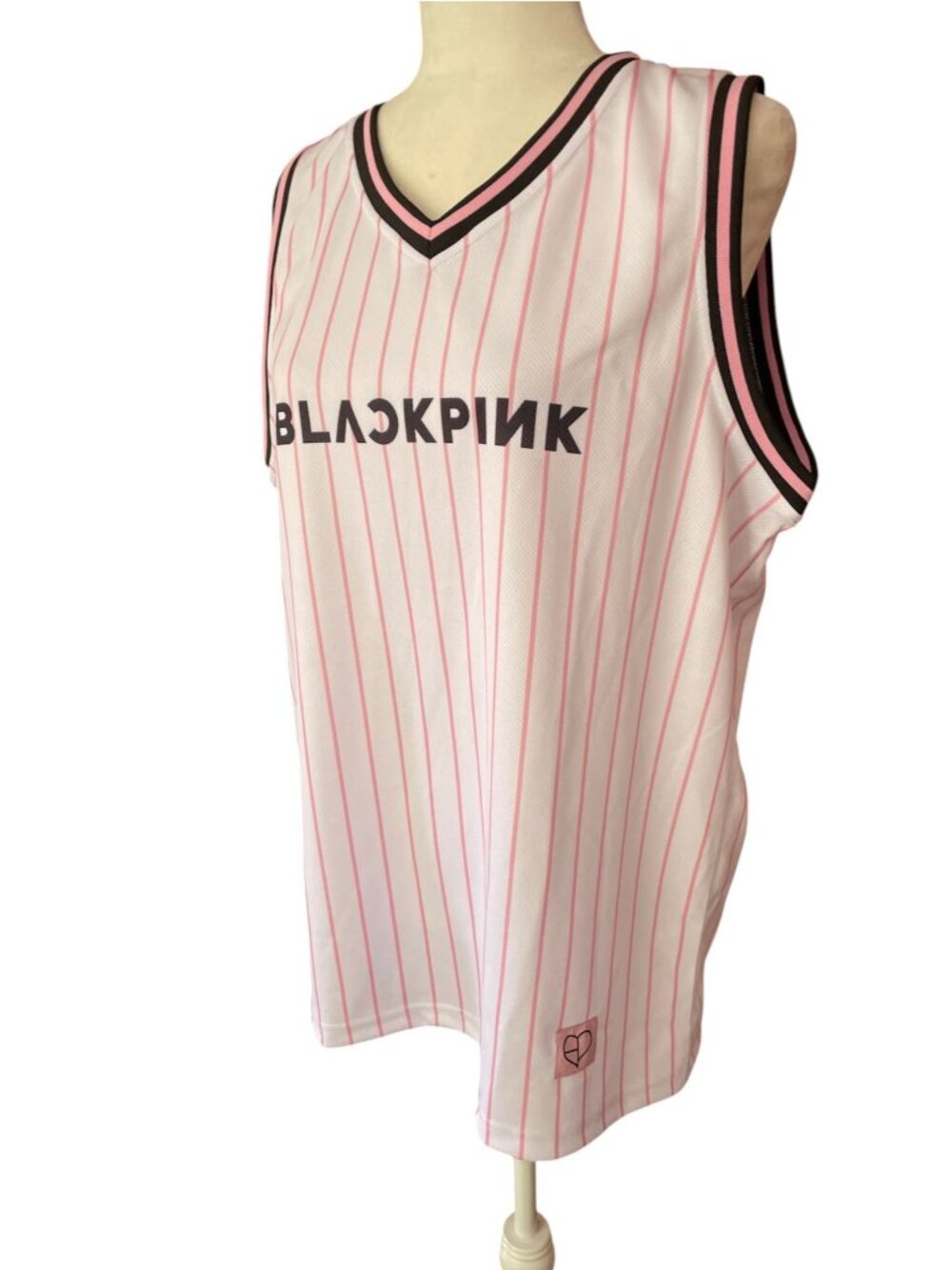 NWT BLACKPINK Basketball Jersey White SZ M World Tour K POP Merchandise Music - Picture 2 of 10